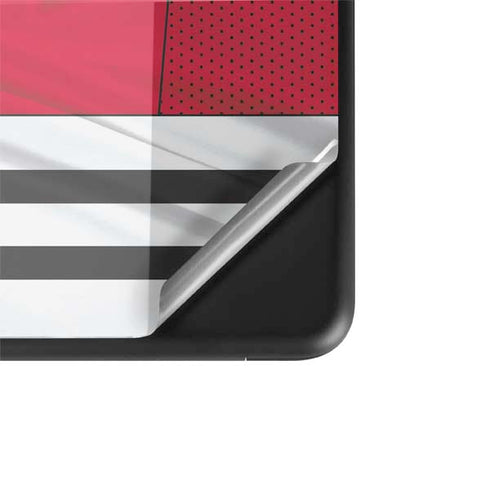 NHL Blackhawks Red Stripes Google Pixelbook Go Skin